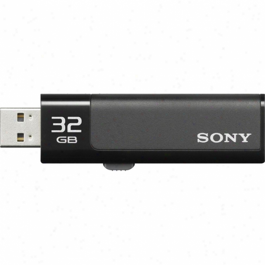 Sony 32gb Micro Vault Click Usb Flash Drive - Usm32gn