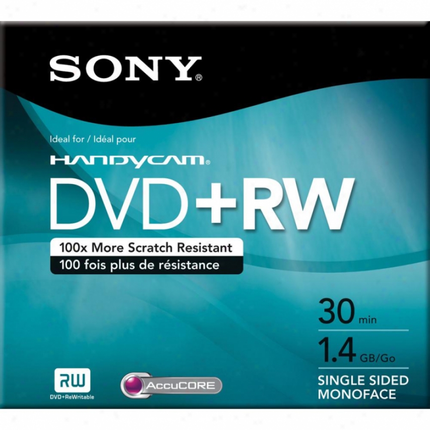 Sony Dpw30r2h 8cm Blank Dvd+rw Handycam&rdg; Disc - Single Pack