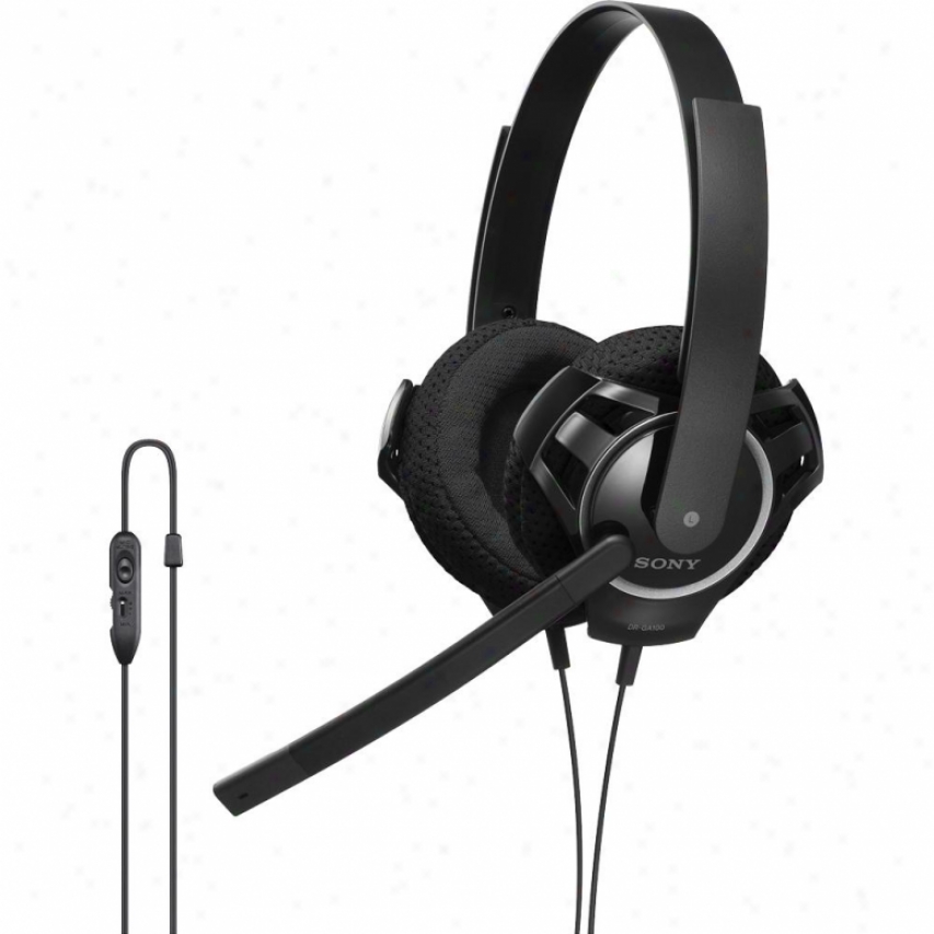 Sony Dr-ga100 Pc Gaming Audio Headset Black