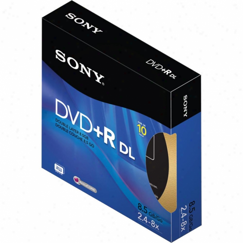 Sony Dual Layer Dvd Pack 10dpr85rs2h