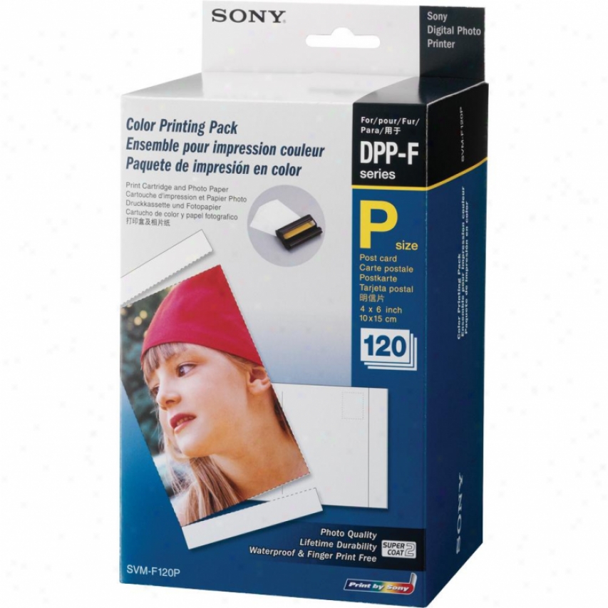 Sony Svmf120p/2 Print Media Pack For Sony Digital Photo Printers