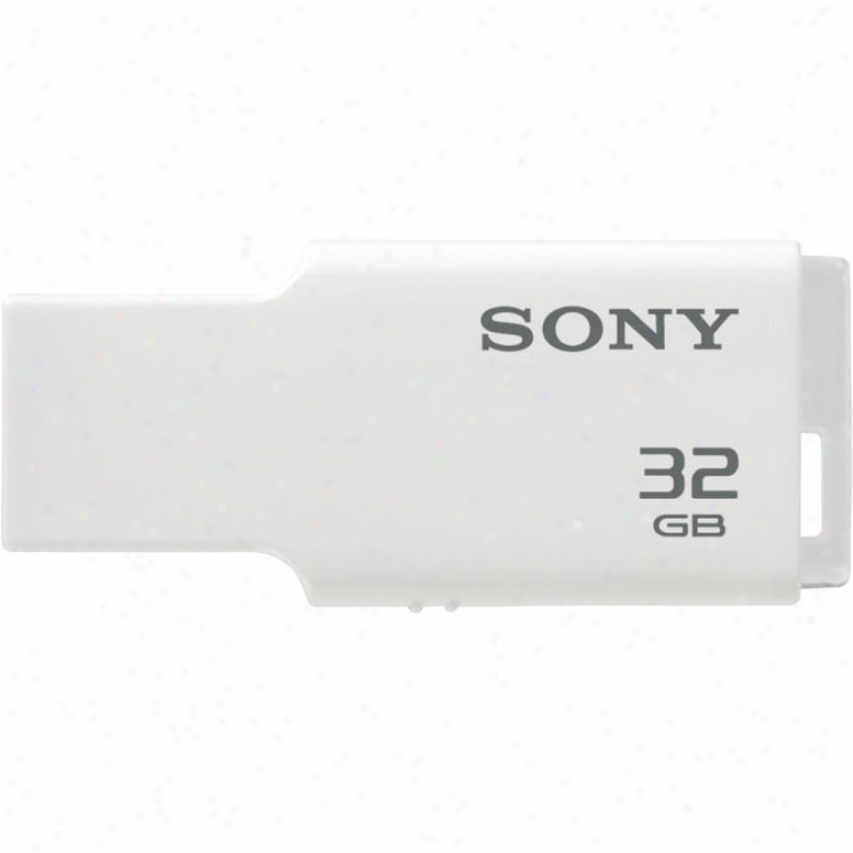 Sony Usm32gm/w 32gb Minni Series Micro Arched ceiling - White