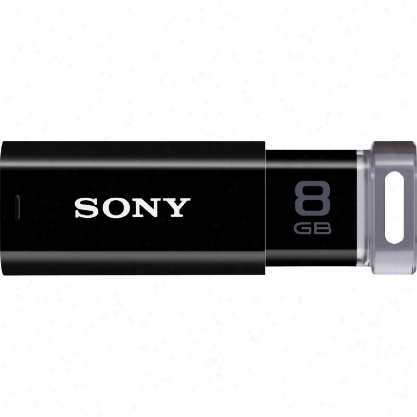 Sony Usm8gp/b 8gb P-series Click Micro Vault - Black