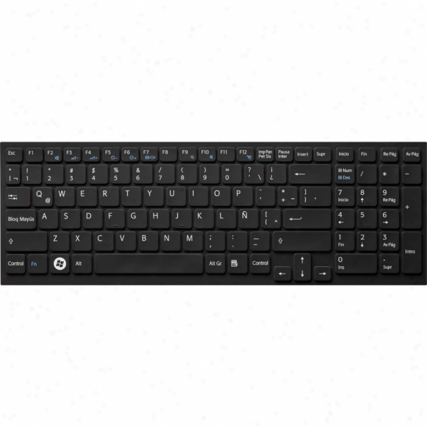 Sony Vaio Vgpkbv3 Spanish Keyboard Skin For E Serirs - Blaco