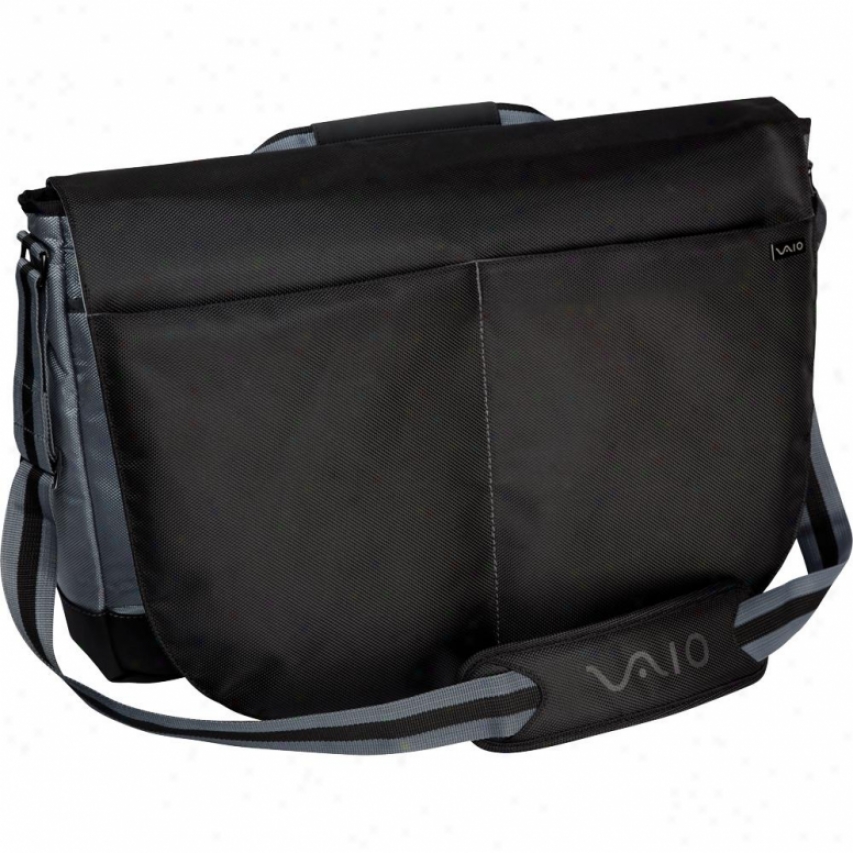 Sony Vaio&reg; Casual Messenger Bag For 16" Notebook - Black - Vgpamm1c16/b