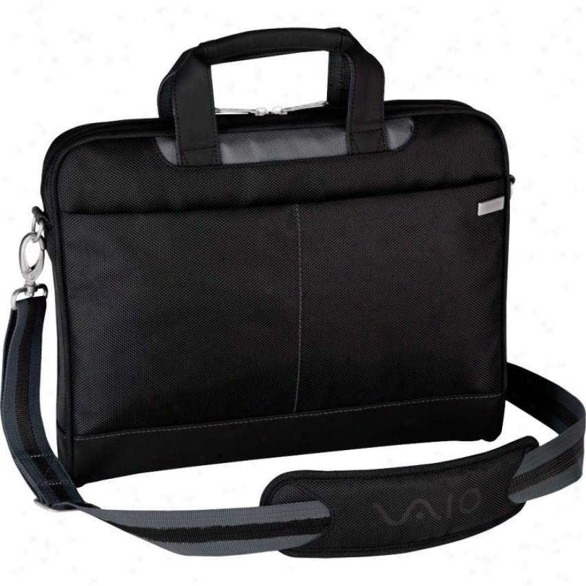 Sony Vaio&reg; Casual Topload 15" Notebook Case - Black Vgpamt1c15/b