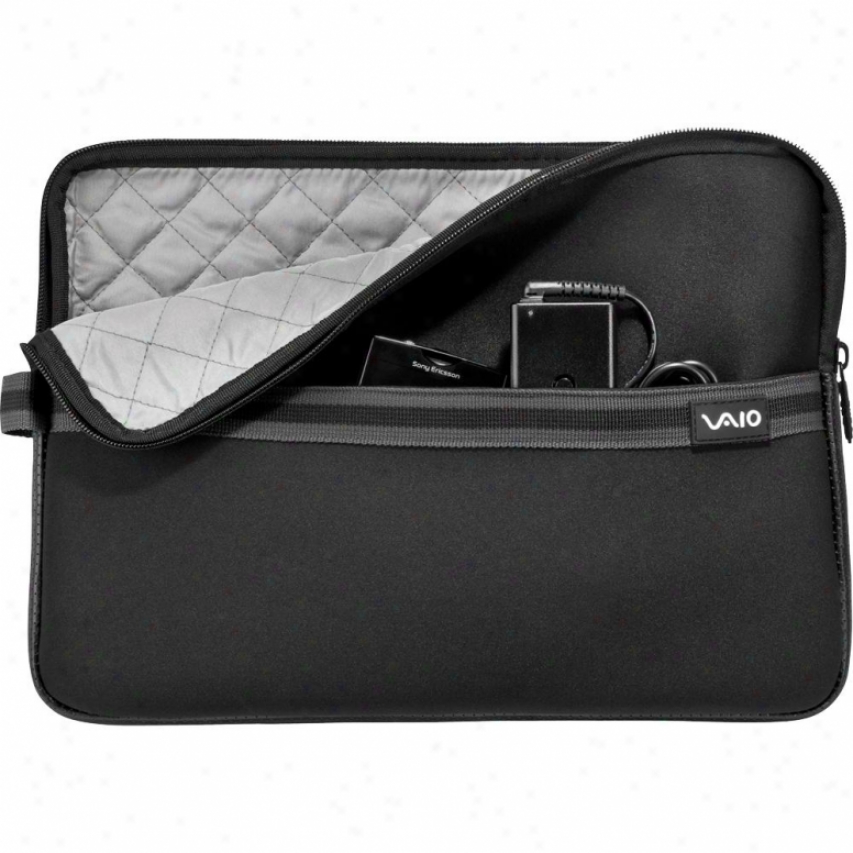 Sony Vzio&reg; Neoprene 13" Notsbook Sleeve - Black - Vgpamn1c13/b