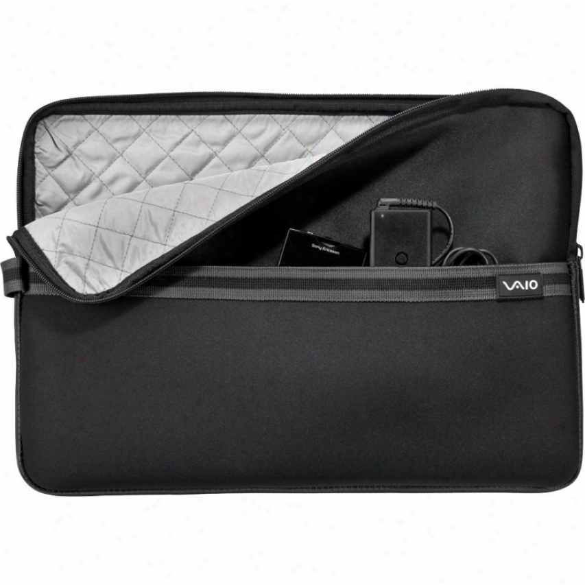 Sony Vaio&reg; Neoprene 16&qot; Notebook Sleeve - Black - Vgpamn1c16/b