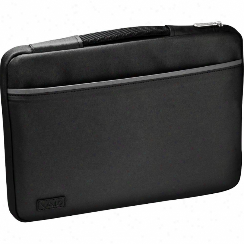 Sony Vaio&reg; S Series Laptop Carrying Case - Black W/ Gray Trim & Gray Interio