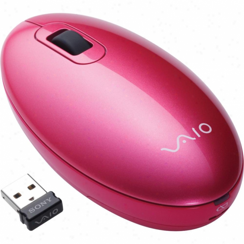 Sony Wireless Laser Mouse - Pink - Vgp-wmd30/p