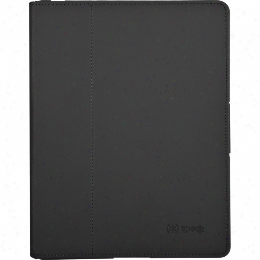 Speco Produccts New Ipad Fitfolio Case Spka1186 - Black Vegan Leather