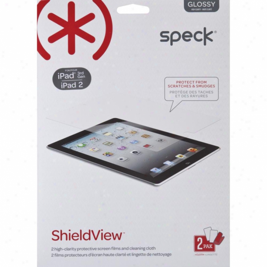 Speck Products Shieldview In spite of New Ipad 3 - 2-pack Glossy Spka1208