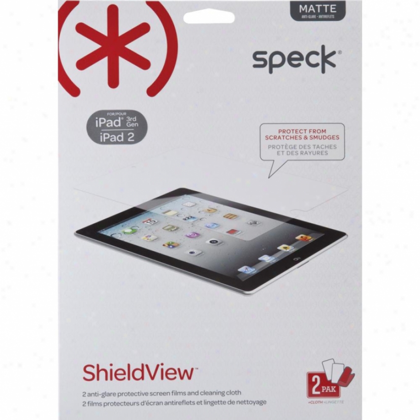 Speck Products Shieldview For New Ipad 3 - 2-pack Matte Spka1209