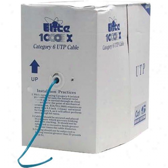 Startech 1000-foot List Of Blue Cmr Cat6 Solid Utp Bulk Cable - Wirc6cmrbl
