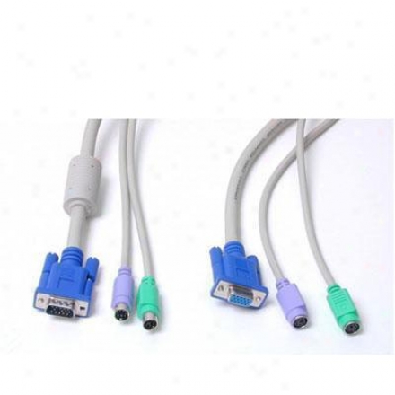 Startech 15' 3-in-1 Kvm Extension Cable