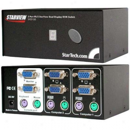 Startech 2 Port Starview Kvm Switch