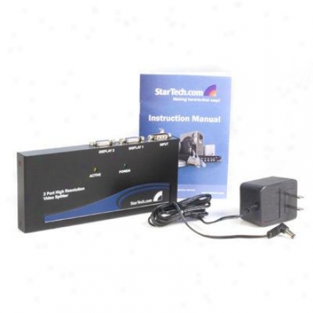 Startech 2-port Video Splitter/amp