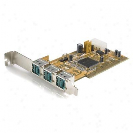 Startech 3 Port Pci 12v Powered Usbcard