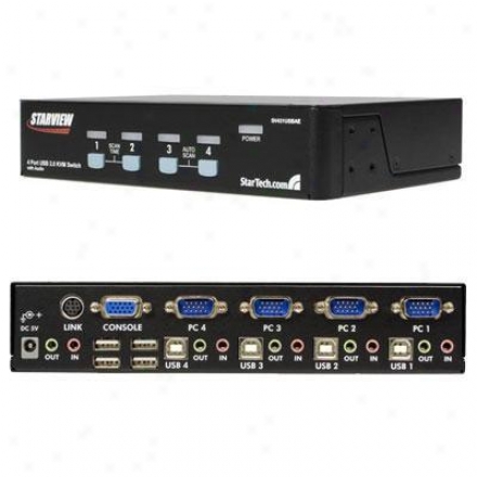 Startech 4-port Usb Kvm Switch W/audio