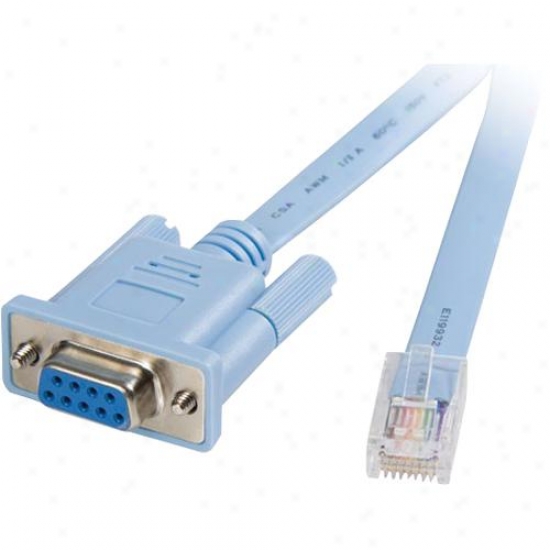 Startech 6' Rj45 To Db9 Router Cable