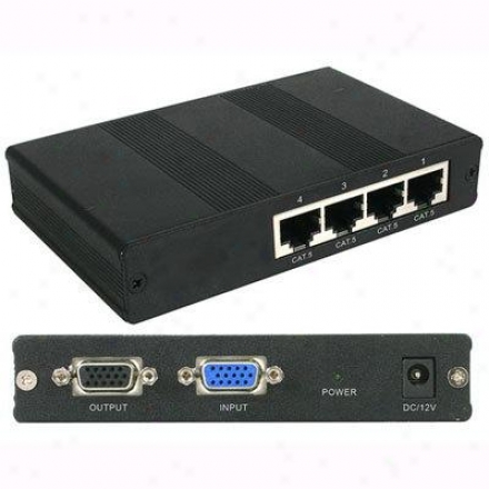 Startech A/v 4 Port Vga Over Cat5 Utp