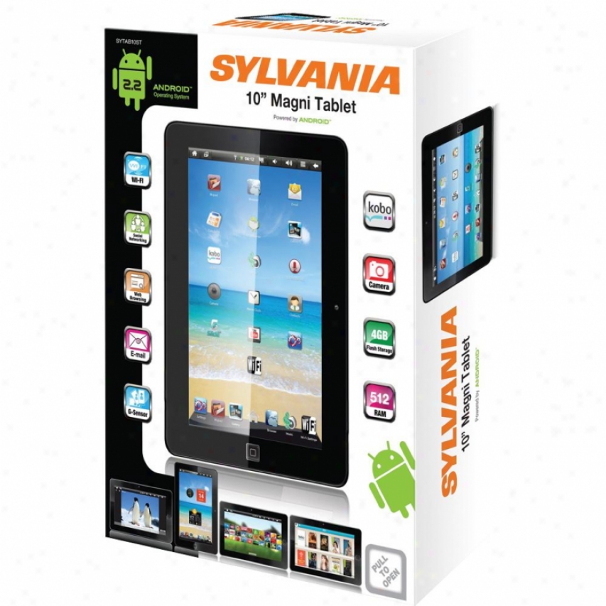 Sylvania 10" Touch Screen Magni Tablet - Sytab10st