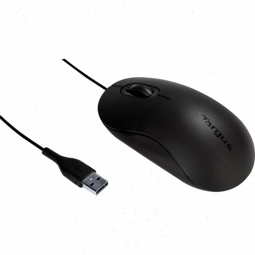 Targus 3-button Usb Full-size Optiacl Mouse Amu81usz