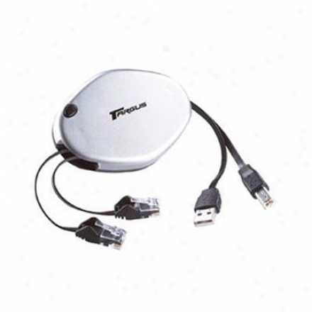 Targus Retractable Pjoe/ethernet/usb Acc80us