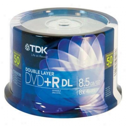 Tdk Dvd+r Double Layer 8.5gb 50pk