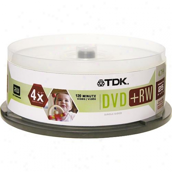 Tdk Dvd+rwcb254 Recordable Rewriteable Dvd