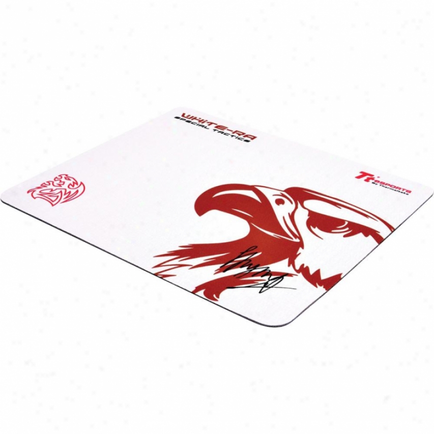 Thermaltae Tt Esports White-ra Special Tactics Mouse Pad - White