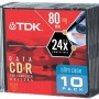 Tdk Cdr80hsm10 10-pack 80 Minute Blank Cd-r Discs