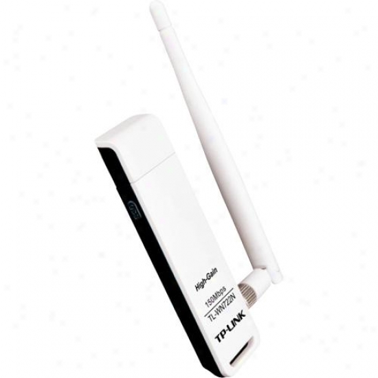 Tp-link 15Ombps High Gain Wireless N Usb Adapter - Tl-wn722n