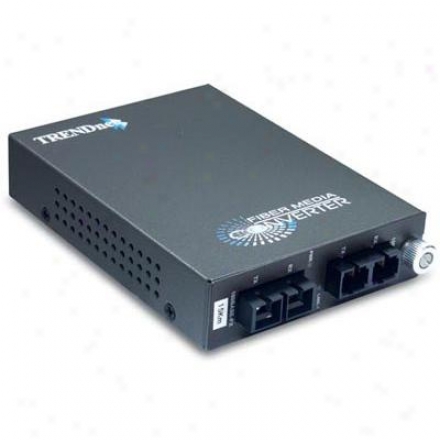 Trendnet 100base-fx Multi Mode To Single Fashion Fiber Converter