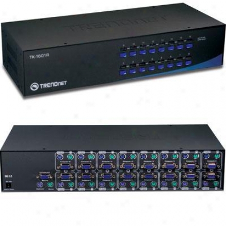 Trendnet 16-port Rack Mount Kvj Switch