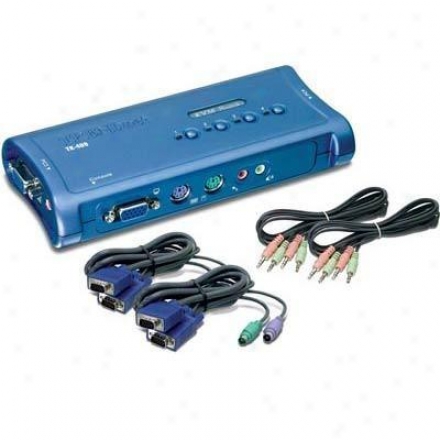 Trendnet 4-port Ps2 Kvm Switch Kit W/aau