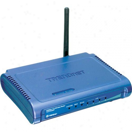 Trendnet 54mbps 802.11g Wireless Firewall Router Tew-432brp