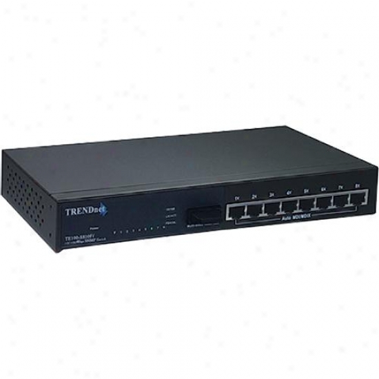 Trendnet 8-port 10/100mbps Layer 2 Managed Switch With 100base-fx Port