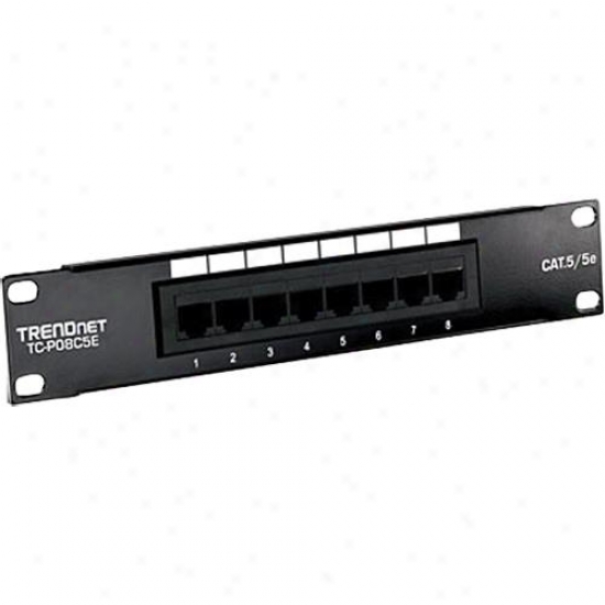 Trendnet 8-port Cat 5e Utp Patch Panel