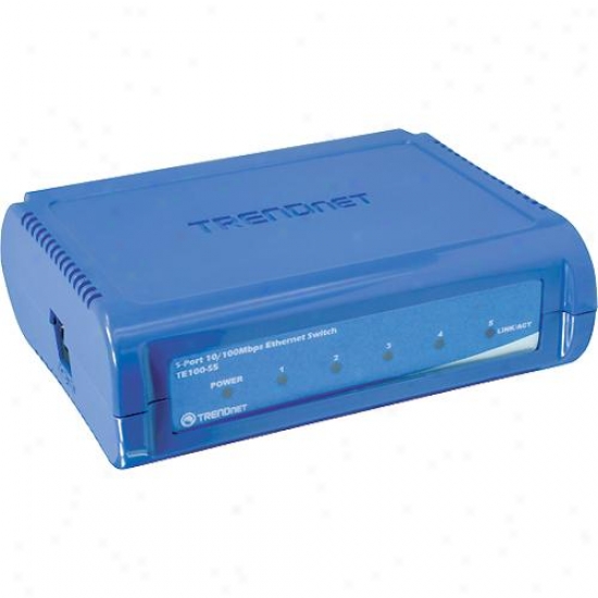 Trendnet Te100-s5 5 Port 10/100mbps Fast Ethernet Switch