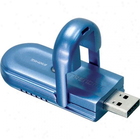 Trendnet Tew-424ub 802.11g Wireless Usb 2.0 Adapter