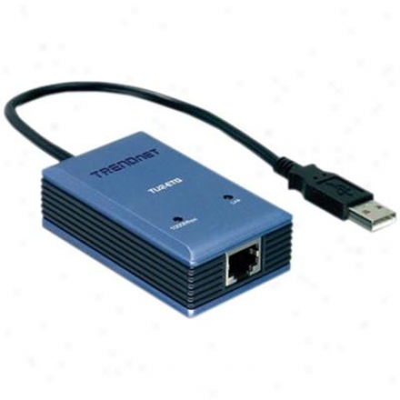 Trendnet Tu2-egt 10/100/1000mbps Gigabit Usb To Ethernet Adapter