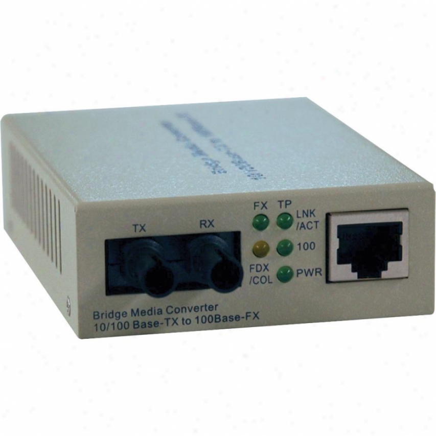 Tripp Lite 1/100bt To 100bfx-st Fiber Converter