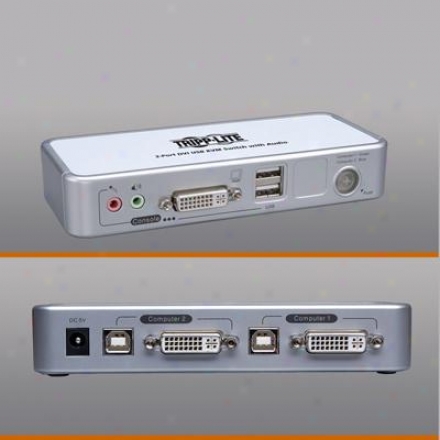 Tripp Lite 2-port Comp Dvi Usb Kvm Swtch