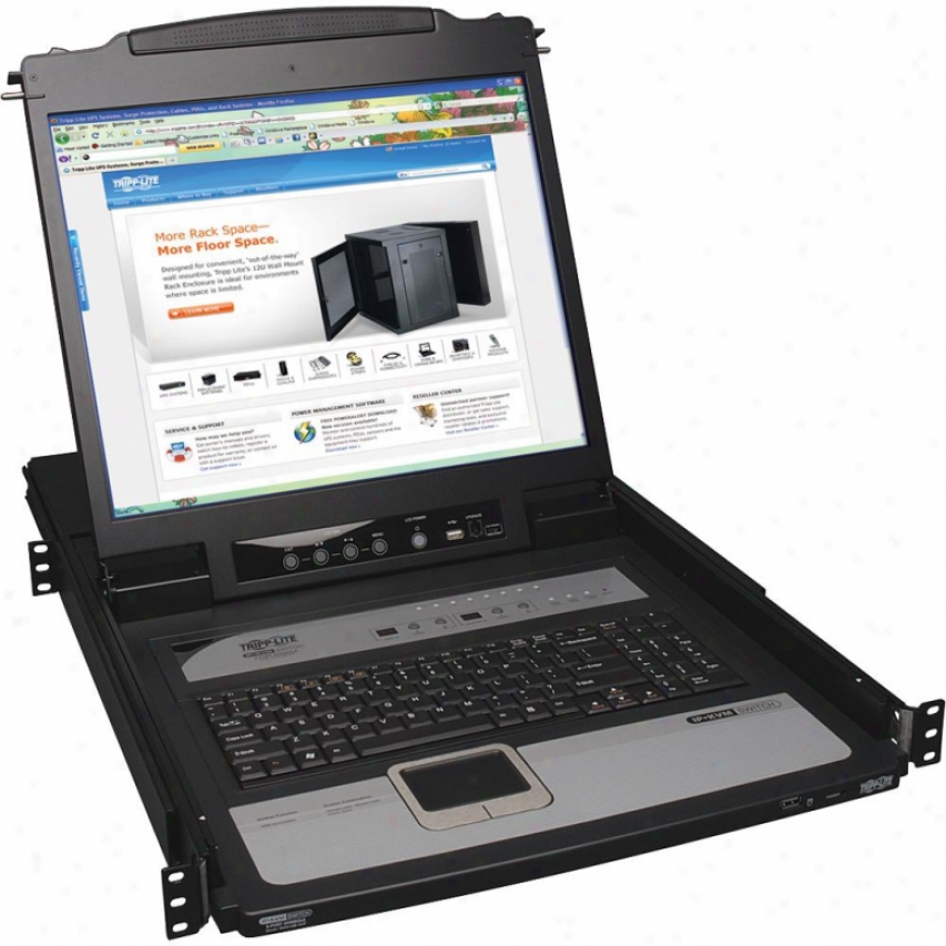 Tripp Lite 8 Port Kvm Switch 19" Lcd