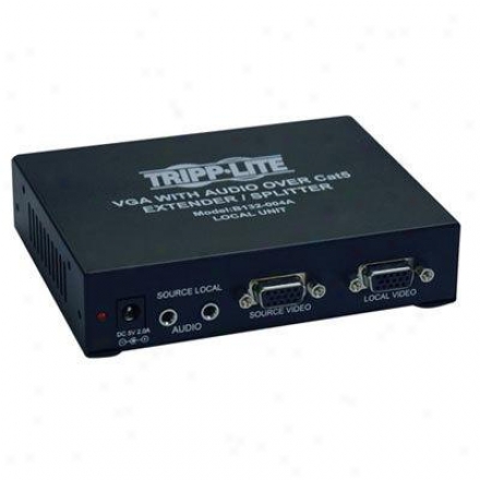 Tripp Lite Vga Over Cat5 4 Way W/ Audio