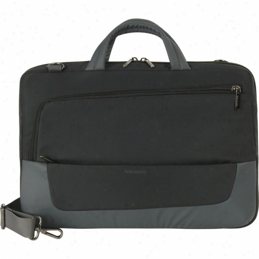 Tucano H13 Multitasking Horizontal Bag - Black And Gray