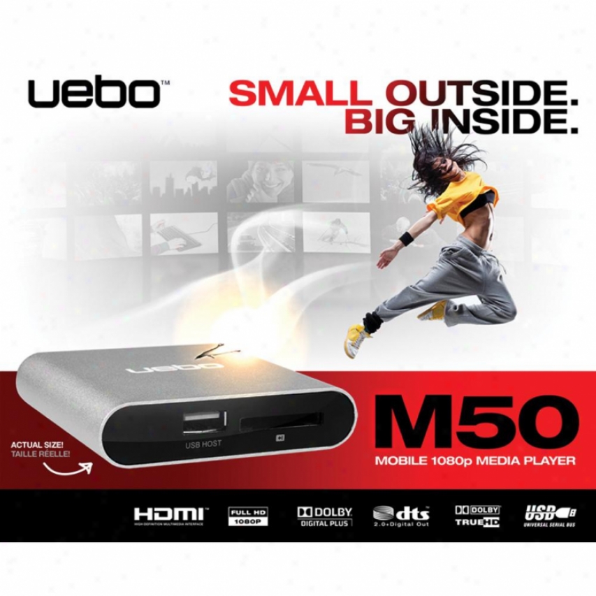 Ueob M50 1080p Mobile Media Playef