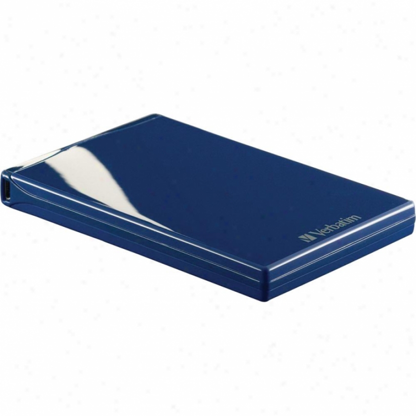 Verbatim 750gb Acclaim Usb Portable Hard Drive Blue 97384