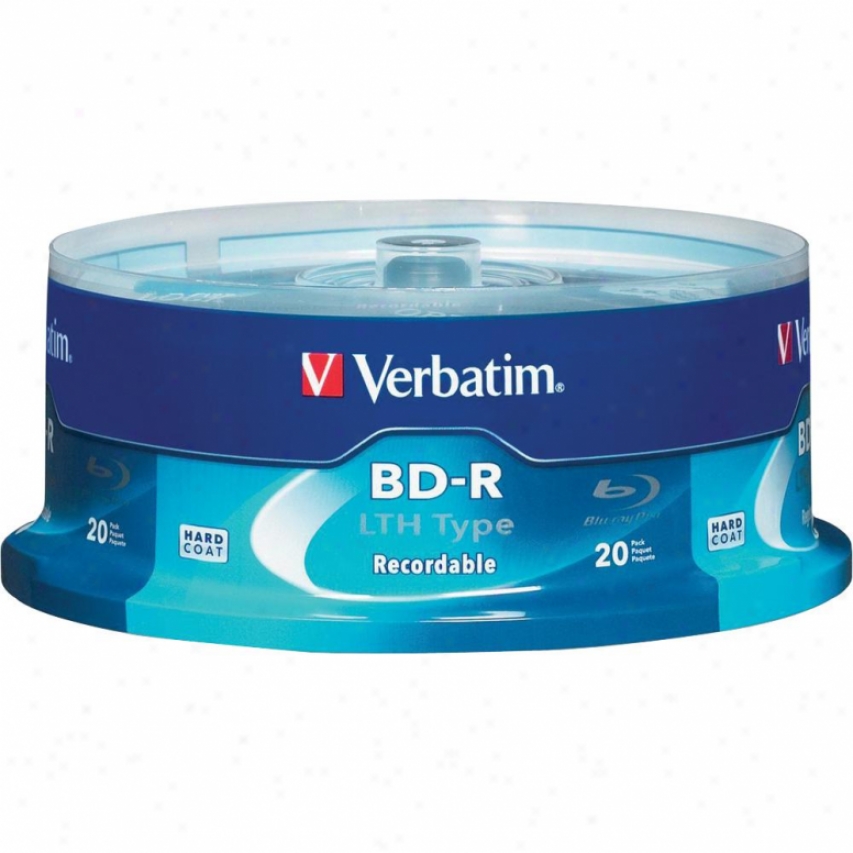 Verbatim Bd-r Lth Type 25gb 6x 20 Pk Sp